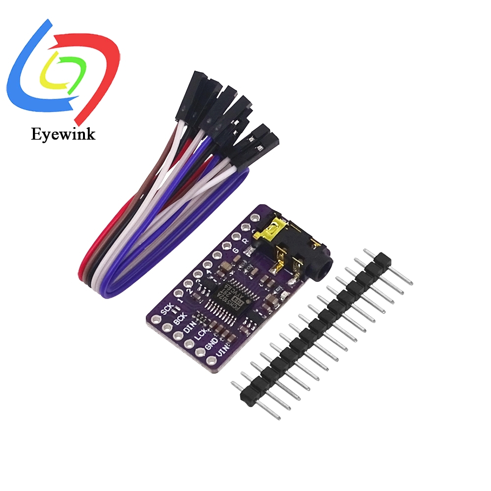 Ethernet Module W5500 - Interfaz I2S PCM5102A Módulo de audio