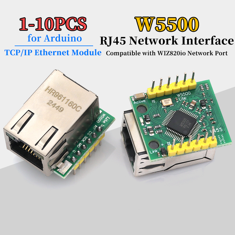 Ethernet Module W5500 - Módulo Ethernet TCP/IP W5500, Compatible con