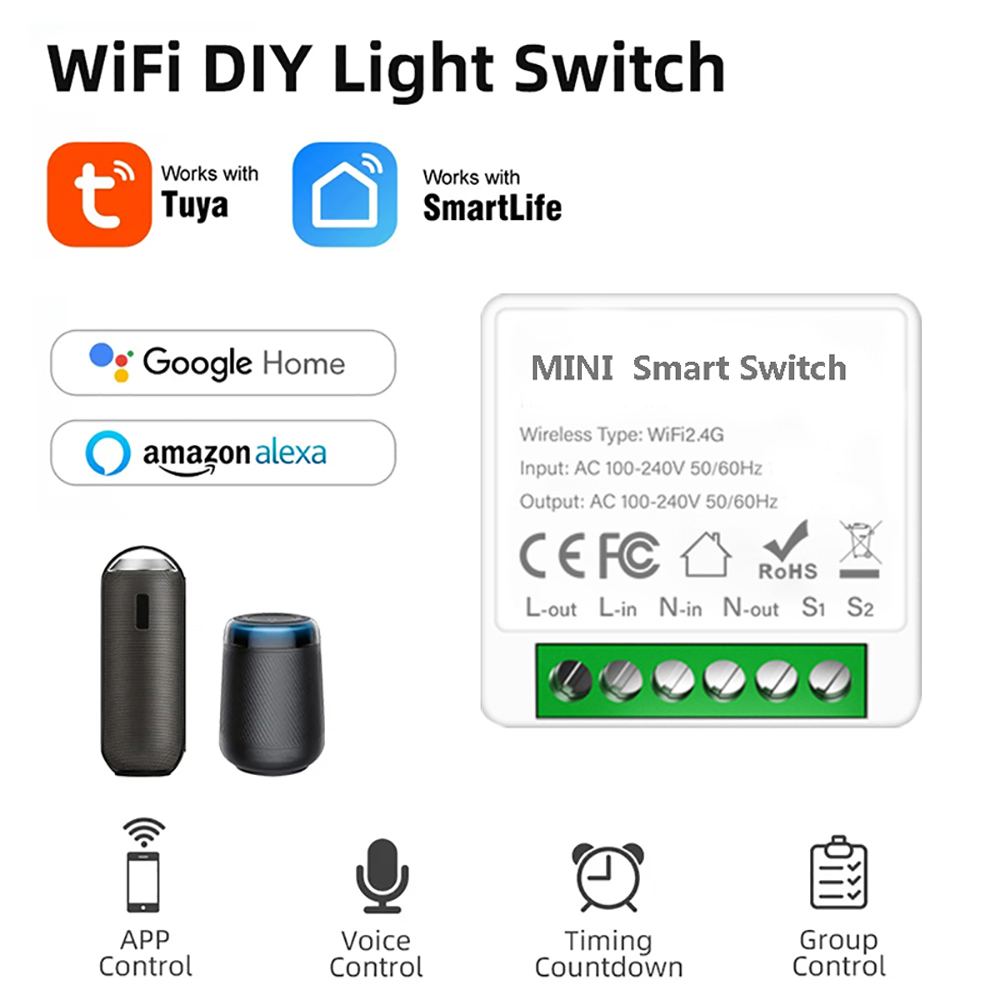 Smart Home Automation Diy - Control de vía Tuya Mini 16A