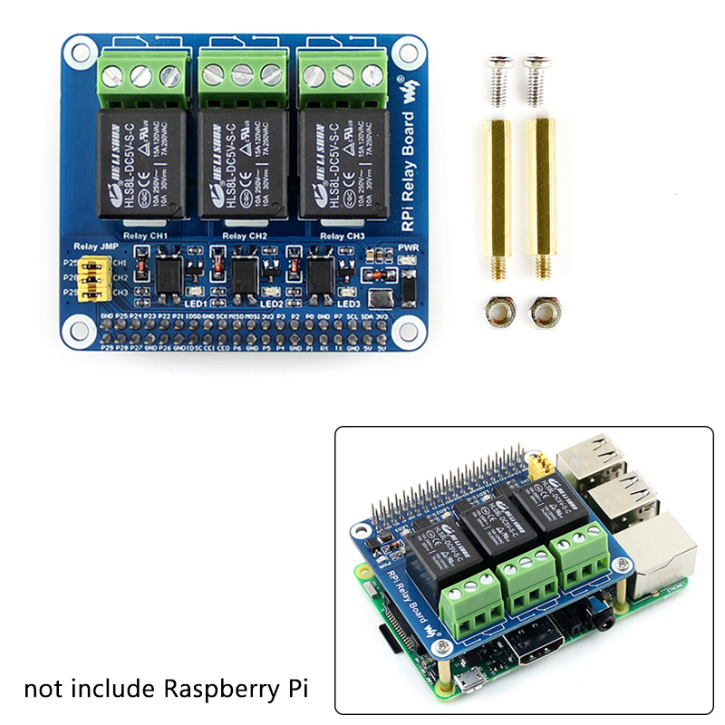 Home Automation Raspberry Pi - Placa de expansión de relé de