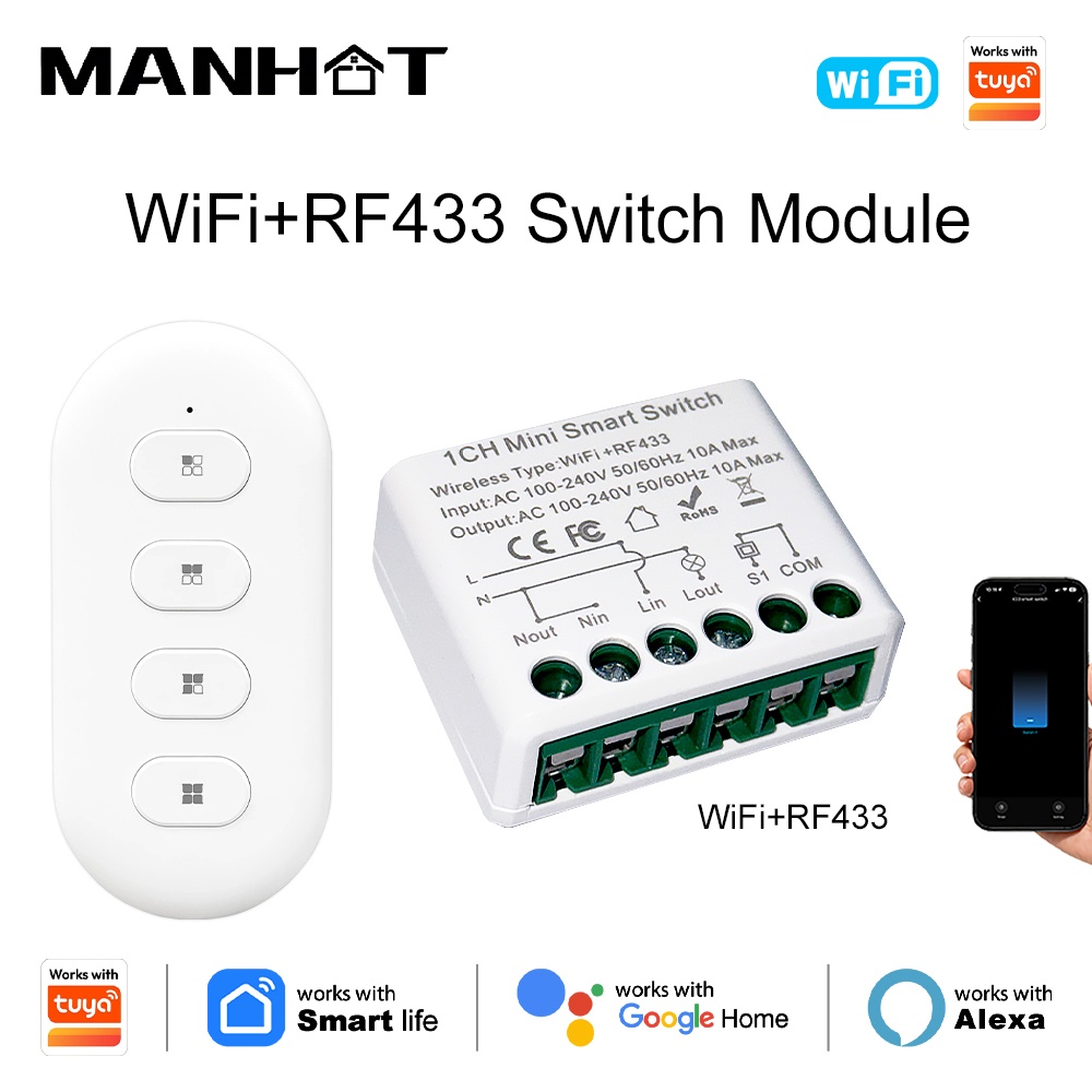 Interruptores de Luz Inteligen - Smart Home Automation Diy reseña y precio