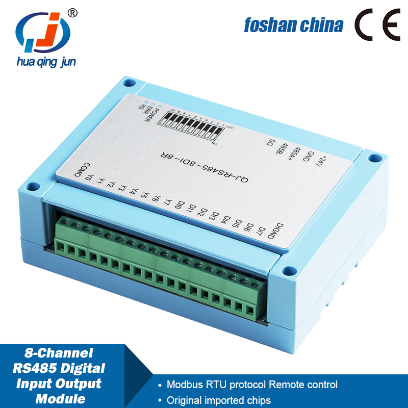 Huaqingjun 8 canales RS485 ent - Relay 8 Channel Board reseña y precio