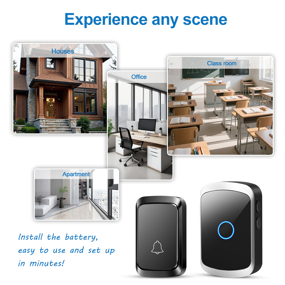Timbre inalámbrico inteligente - Smart Home Automation Diy reseña y precio