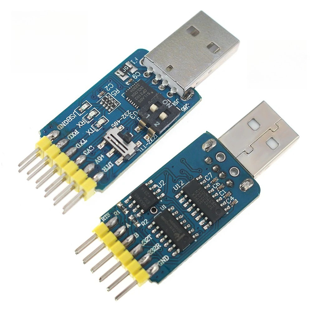 Adaptador serie USB 6 en 1 CP2 - Level Shifter 3.3V reseña y precio