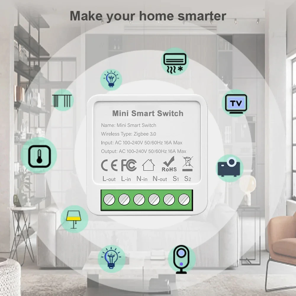 Mini Interruptor Inteligente W - Smart Home Automation Diy reseña y precio