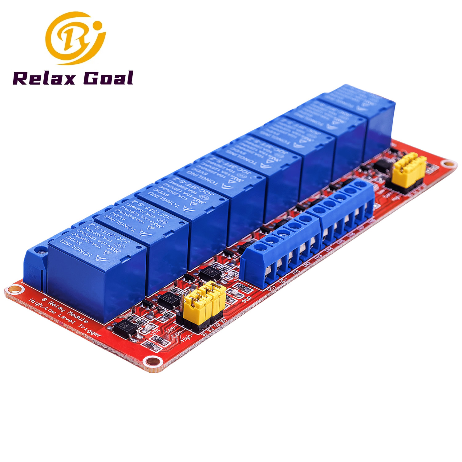 Módulo de relé 8 canales 5V 12 - Relay 8 Channel Board reseña y precio