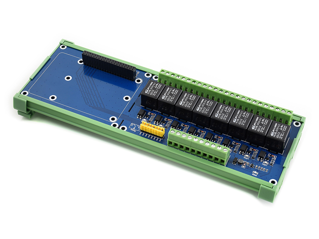 Sombrero de relé de 8 canales  - Relay 8 Channel Board reseña y precio