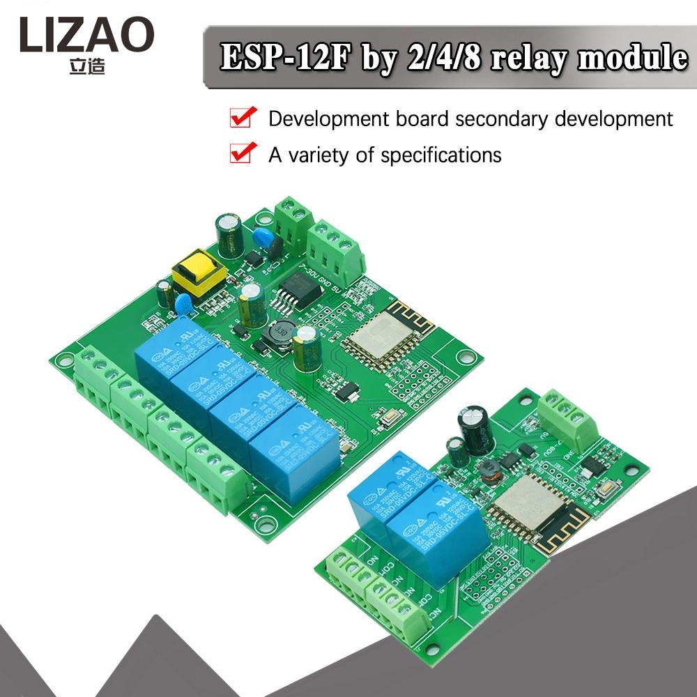 Módulo de Relé WiFi LIZAO de 2 - Relay 8 Channel Board reseña y precio