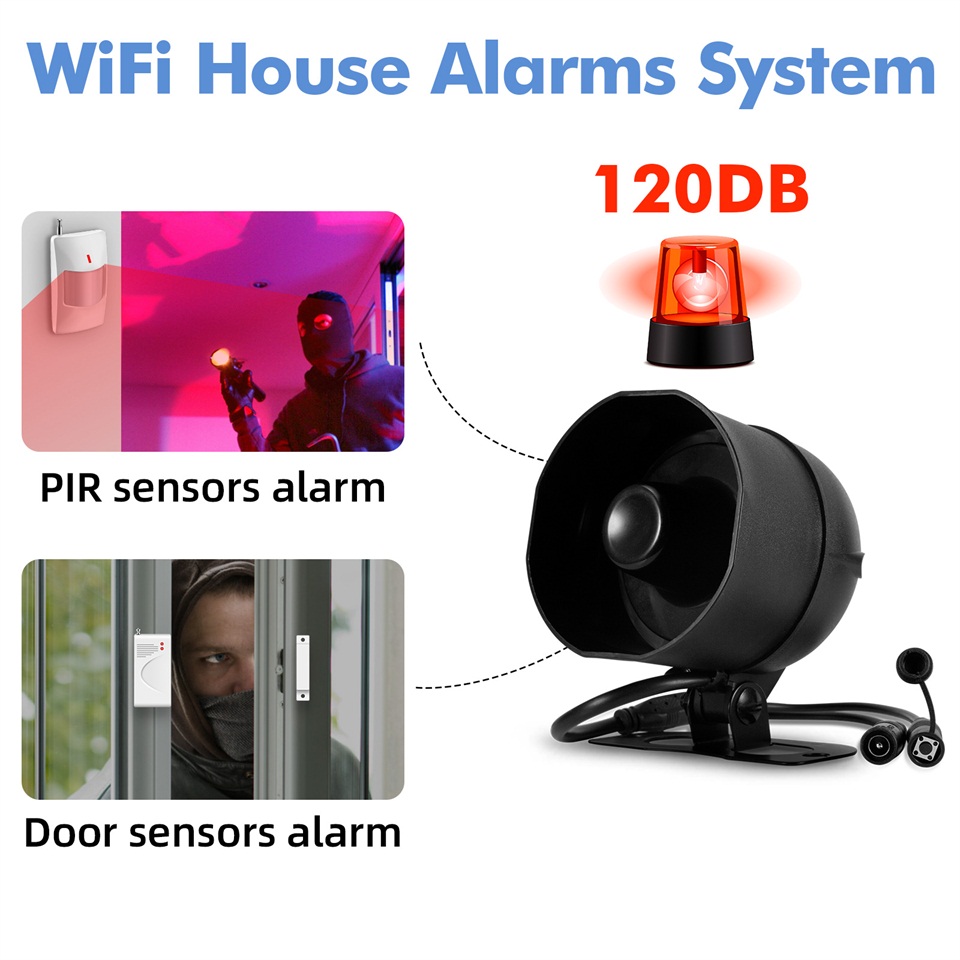 KERUI-sistema de alarma de sir - Smart Home Automation Diy reseña y precio