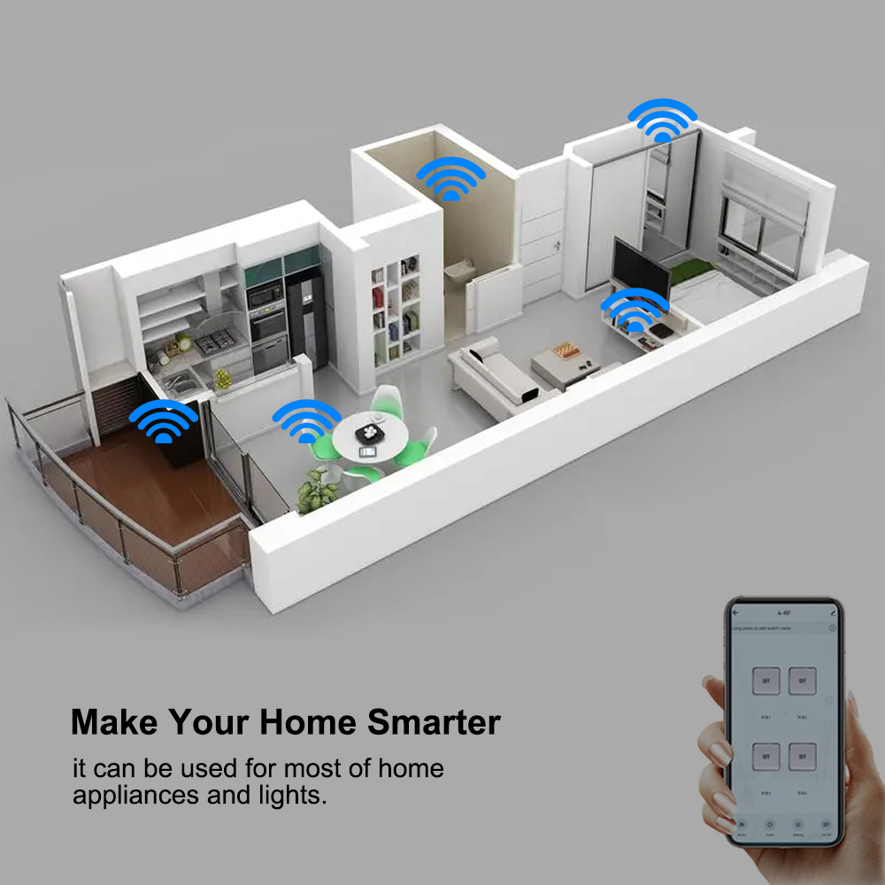 Relé inteligente Wifi/Zigbee d - Smart Home Automation Diy reseña y precio
