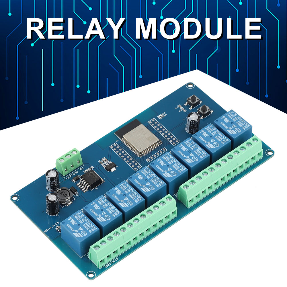 Módulo de relé BLE compatible  - Relay 8 Channel Board reseña y precio