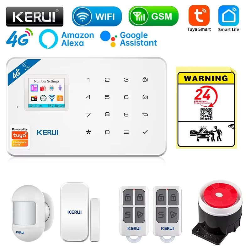 KERUI-Kit de sistema de alarma - Smart Home Automation Diy reseña y precio