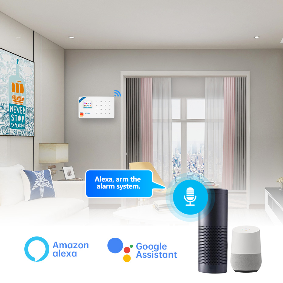 KERUI-Kit de sistema de alarma - Smart Home Automation Diy reseña y precio