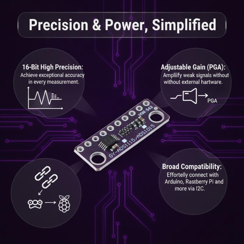 Módulo ADC ADS1115 de Ganancia - Diy Home Automation System reseña y precio