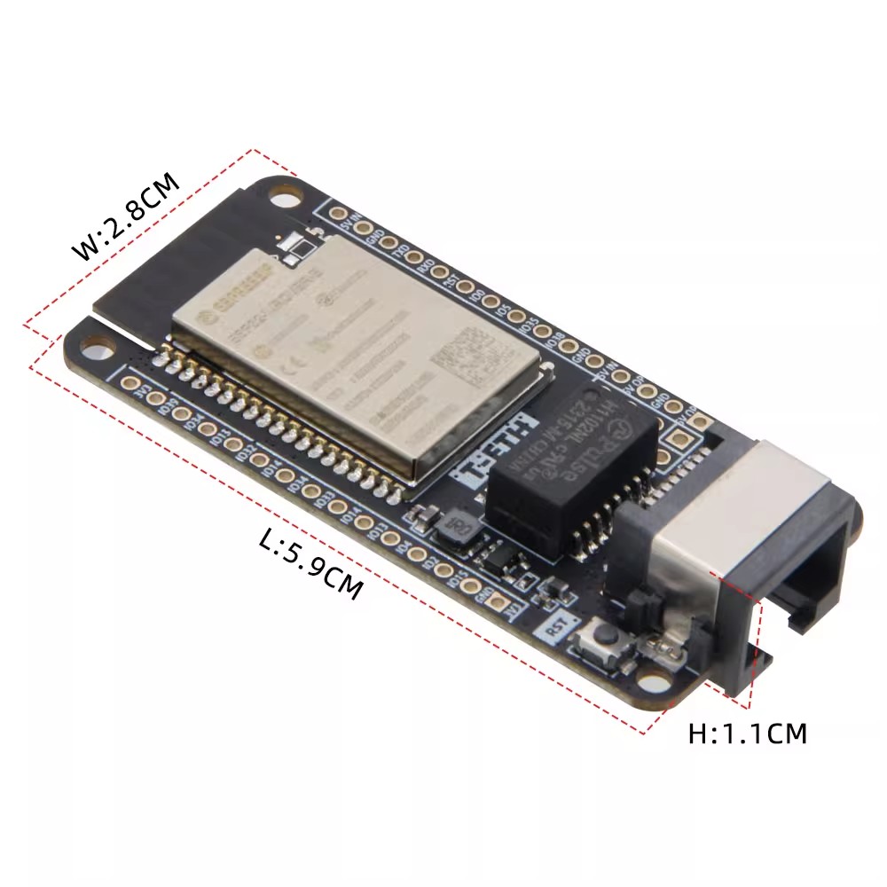 Placa de Desarrollo LILYGO T‑E - Ethernet Module W5500 reseña y precio